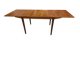 Large extendable Scandinavian table in vintage teak from the 1970s.