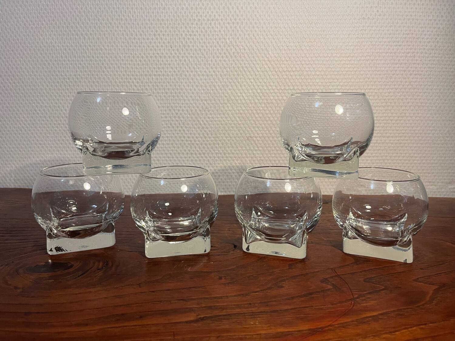 Designer ice cube glass