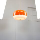 Rare XXL Orange Medusa Pendant Lamp from Guzzini, 1970s