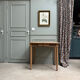 Table made of solid chestnut (renovated) or