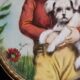 Pair of miniatures of the nineteenth century signed Jane after Fragonard