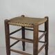 Woven rattan stool