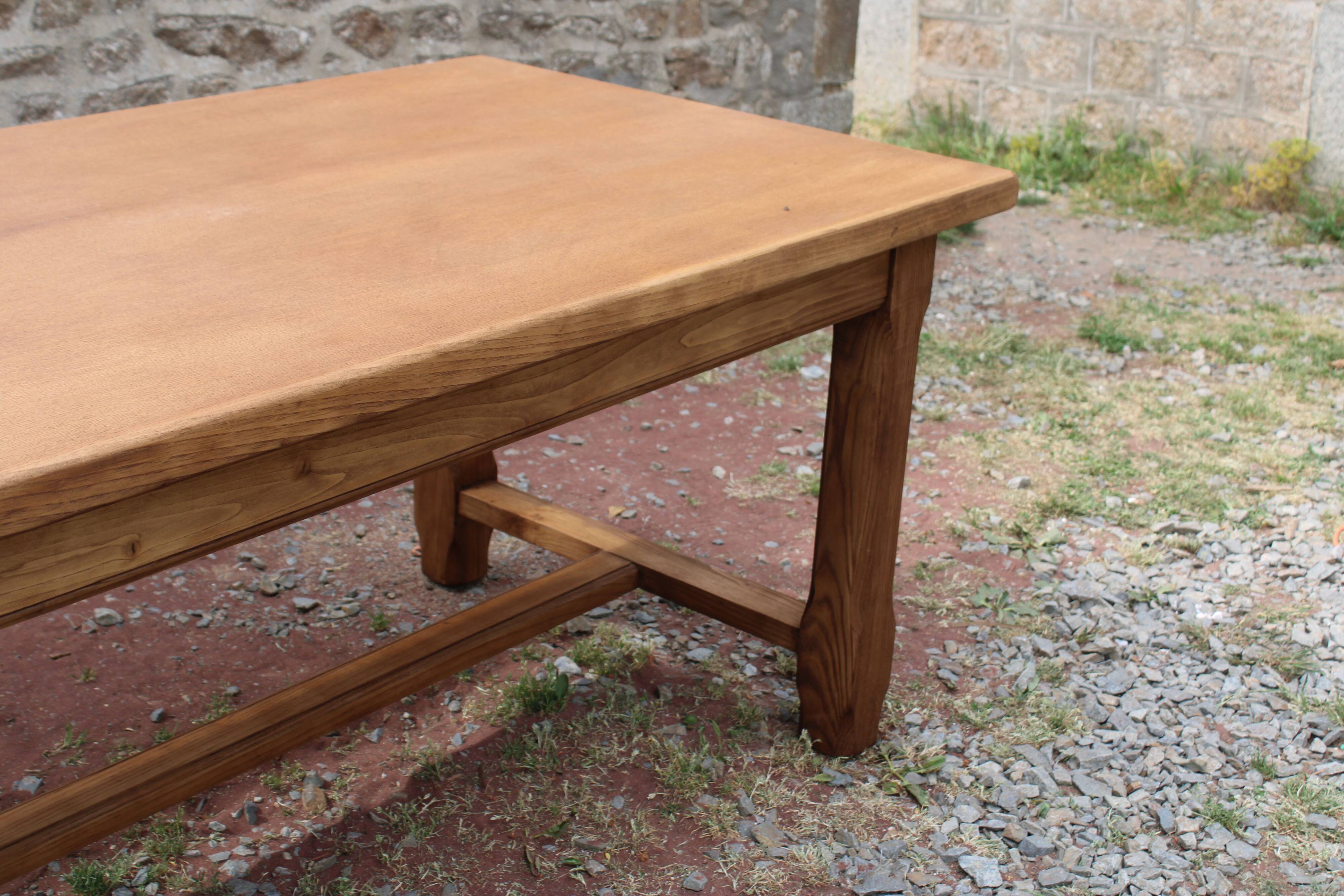 Large extendable farmhouse table 200 to 300 cm – 12/14 people