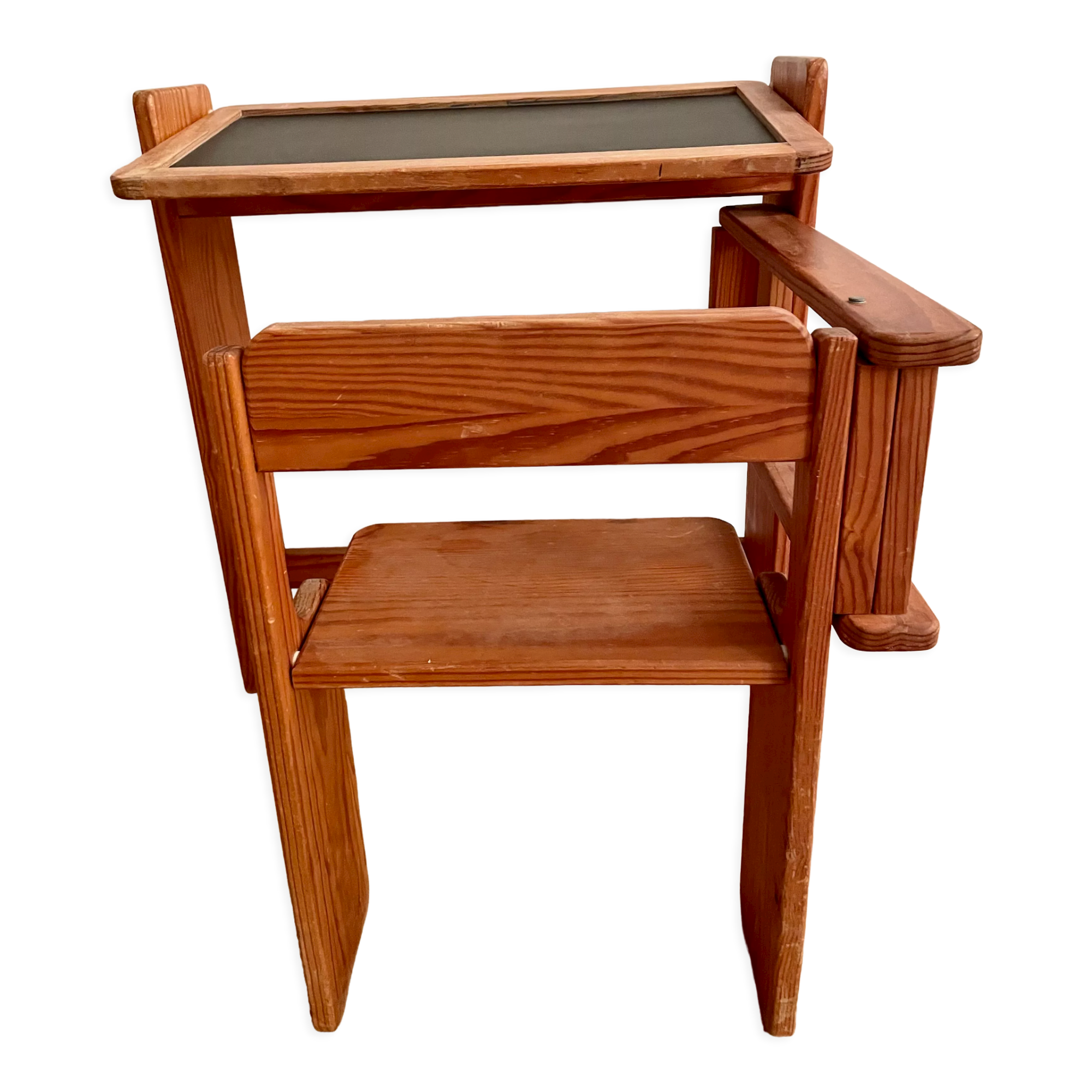 Design desk in folding wood for children Trama 1970 vintage