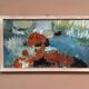 Mid-Century Oil on Panel “Sheeps” by B dahl Framed 45x37 cm (17.7" x 14.5")