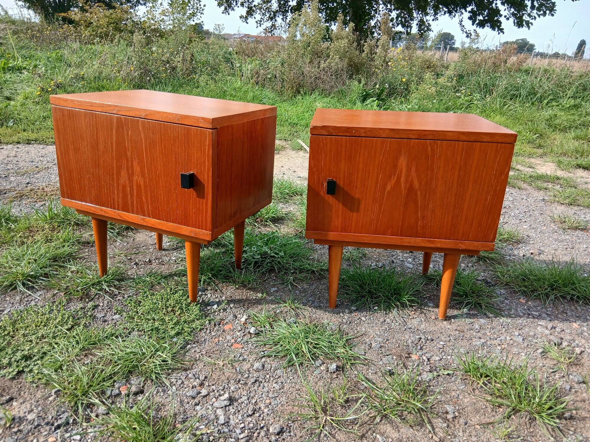Vintage bedside tables