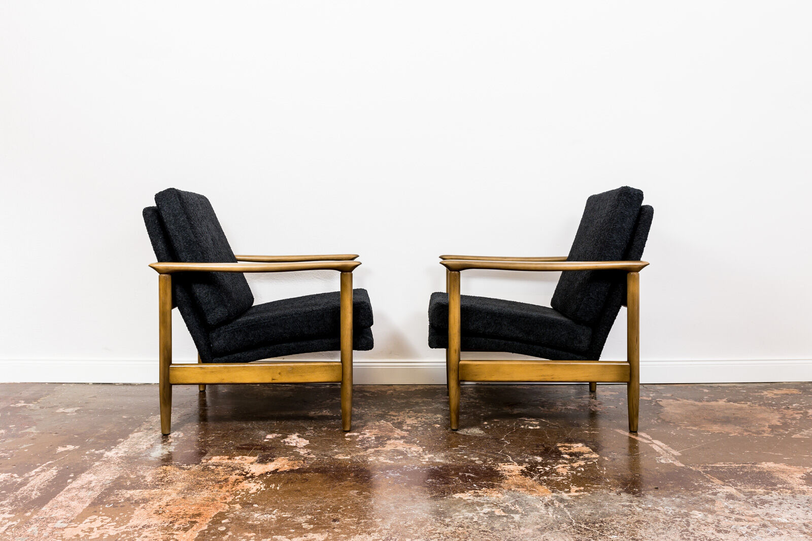 Pair of GFM 142 Armchairs by Edmund Homa, 1960s