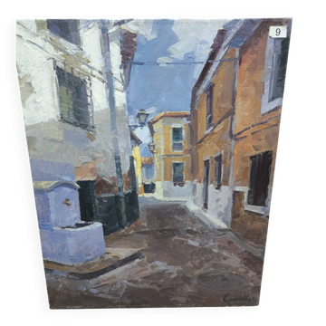 street new neighborhood painting