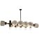 Unique Design Glass Chandelier, Czechoslovakia, 1970s
