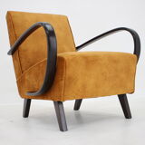1950s Jindrich Halabala Restored Armchair, Czechoslovakia