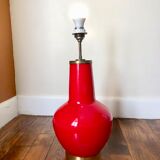 Backlit red lamp foot 1980