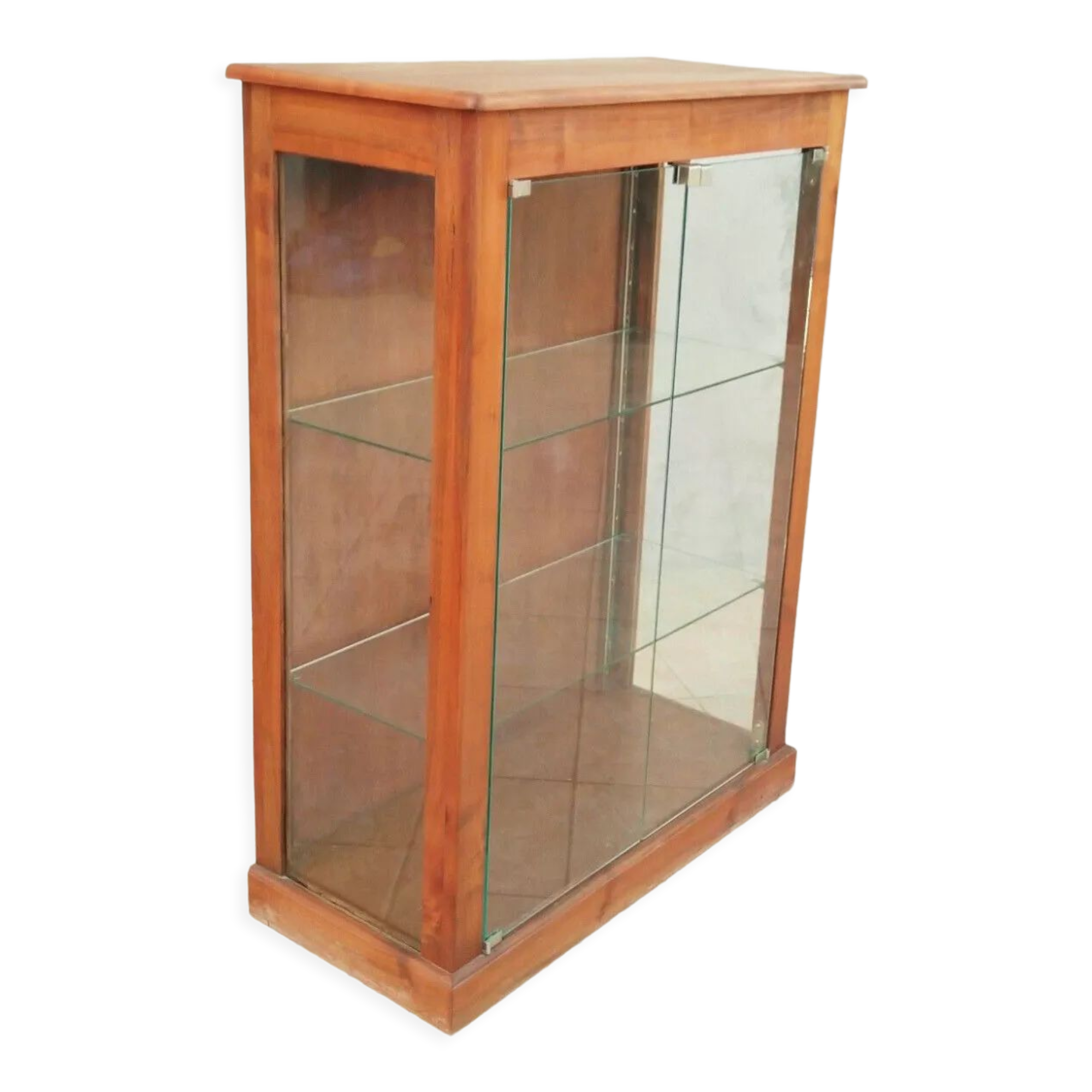 Vintage walnut showcase