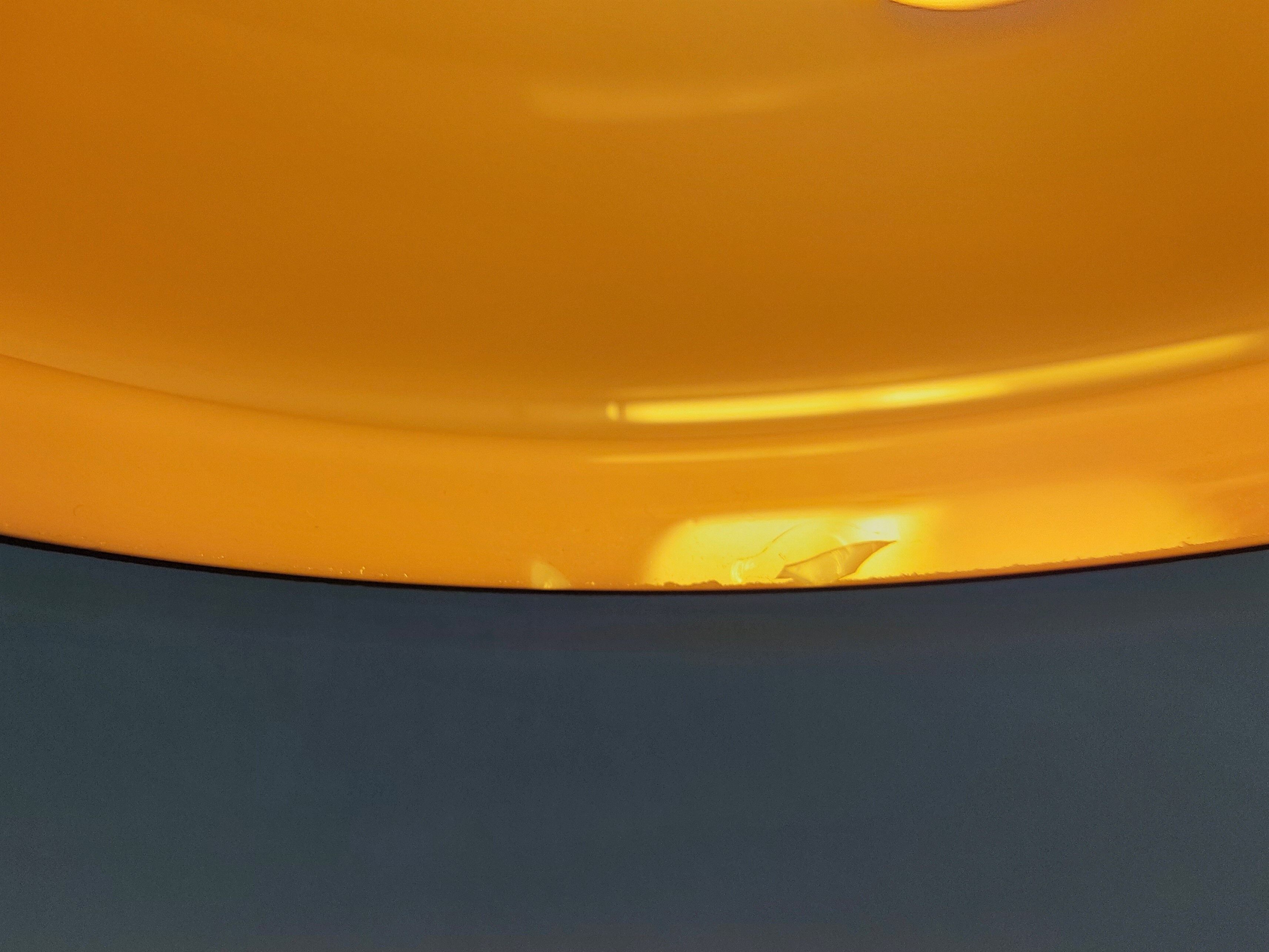 Purple glass pendant lamp by Hans Agne Jakobsson for Svera, Sweden 1960's