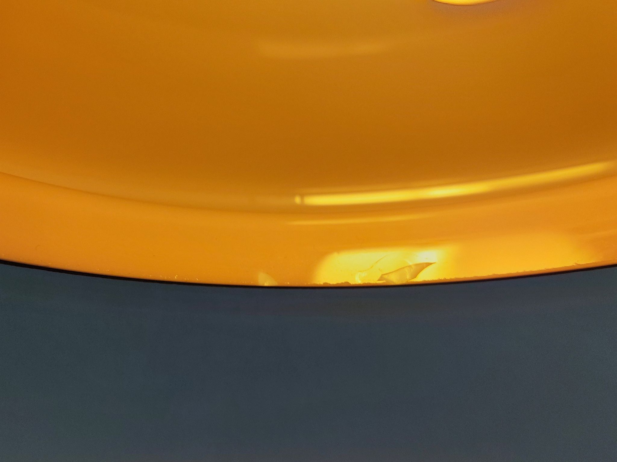 Purple glass pendant lamp by Hans Agne Jakobsson for Svera, Sweden 1960's