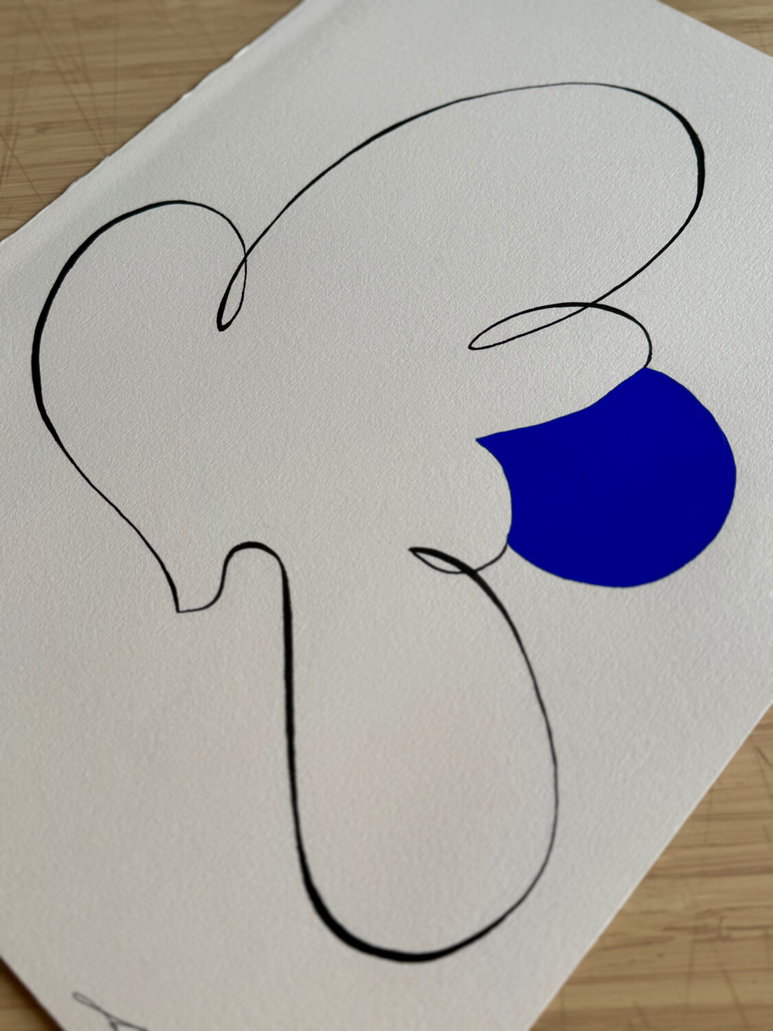 Blue Sun 02 - 30 x 40 cm - Atelier Agapé