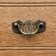 Parisian hotel wardrobe in solid raw oak, 1920.