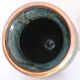 Vintage vase in glazed ceramic, hand-thrown, signature to identify