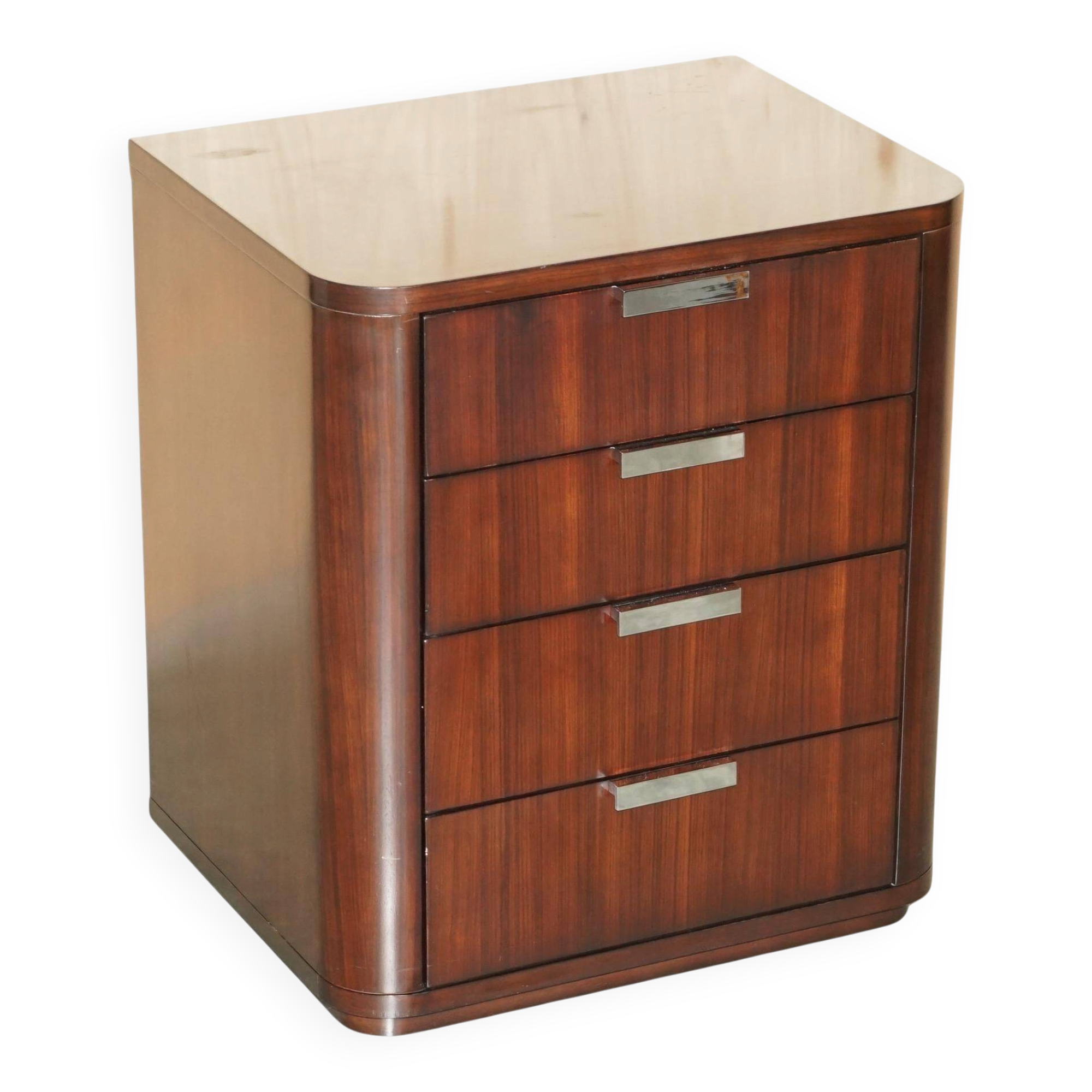 Ralph Lauren Metropolis chest of drawers in American mahogany with built-in power supply
