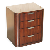 Ralph Lauren Metropolis chest of drawers in American mahogany with built-in power supply
