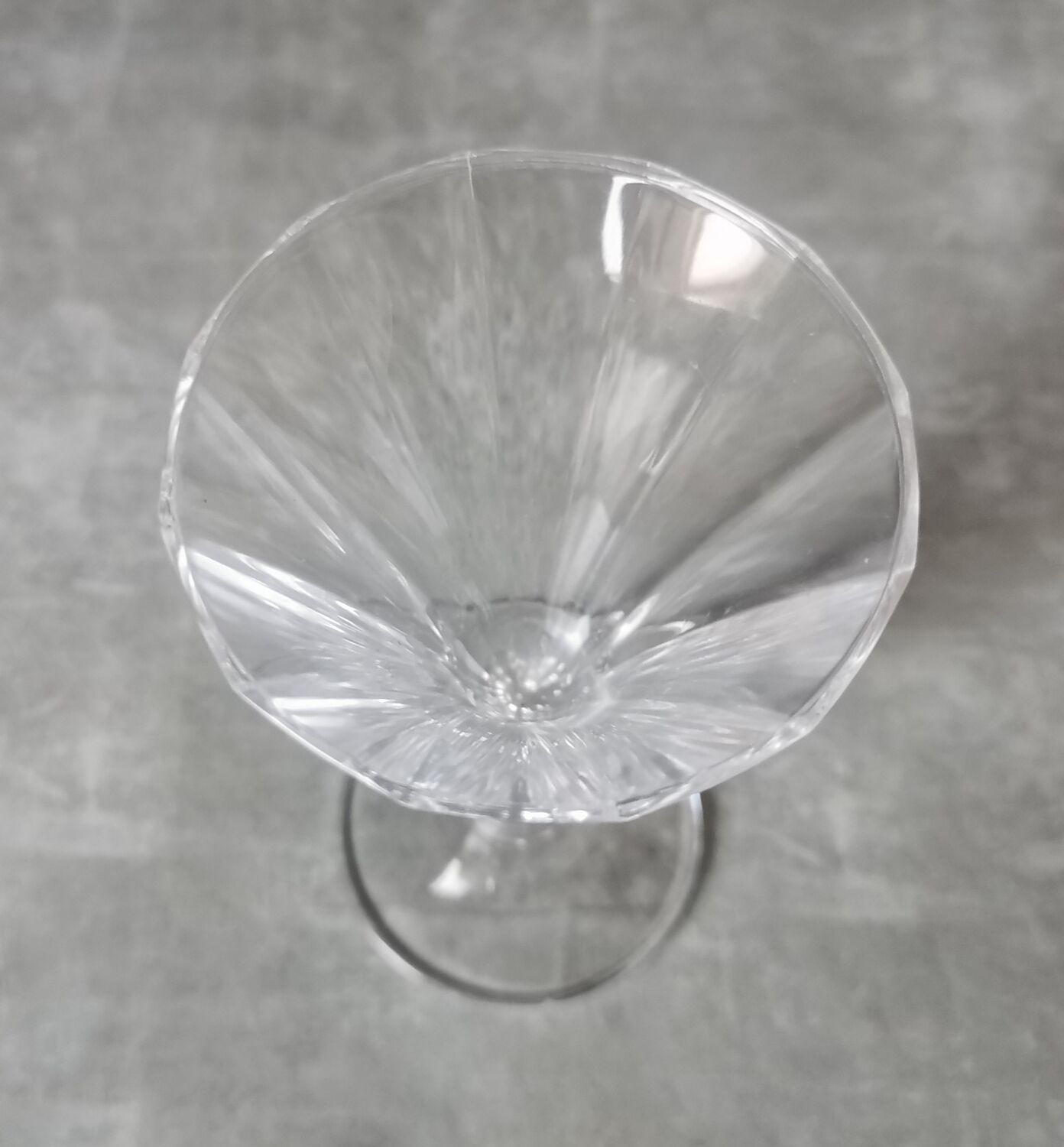Durand Monceaux crystal liqueur glasses