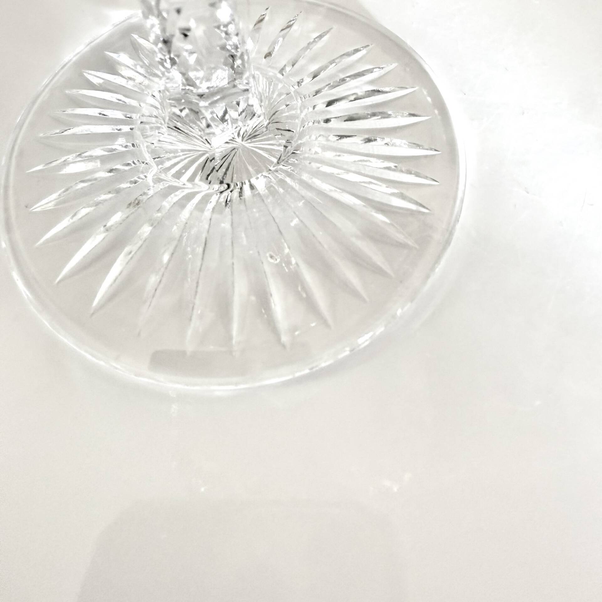 Set of 5 crystal champagne glasses from Saint-Louis | Gavarni model