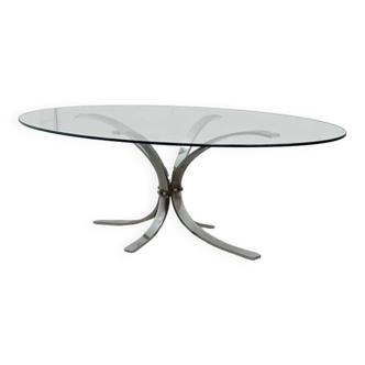 Vintage oval coffee table