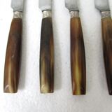 Set de 6 couteaux à dessert virole en argent