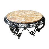 Marble living room side table