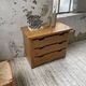 80s pine chest of drawers, mountain furniture