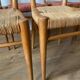 6 chaises paillées Genevieve Pons