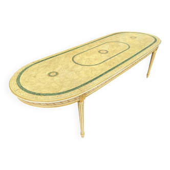 Venetian table in Louis XVI style in lacquered wood circa 1880