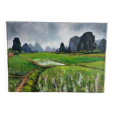 Huile sur toile