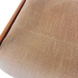 4 x Teak & Fabric Dining Chairs " STUKBAER " from Dyrlund Danmark 1960s
