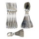 Old beaded silver metal housewife