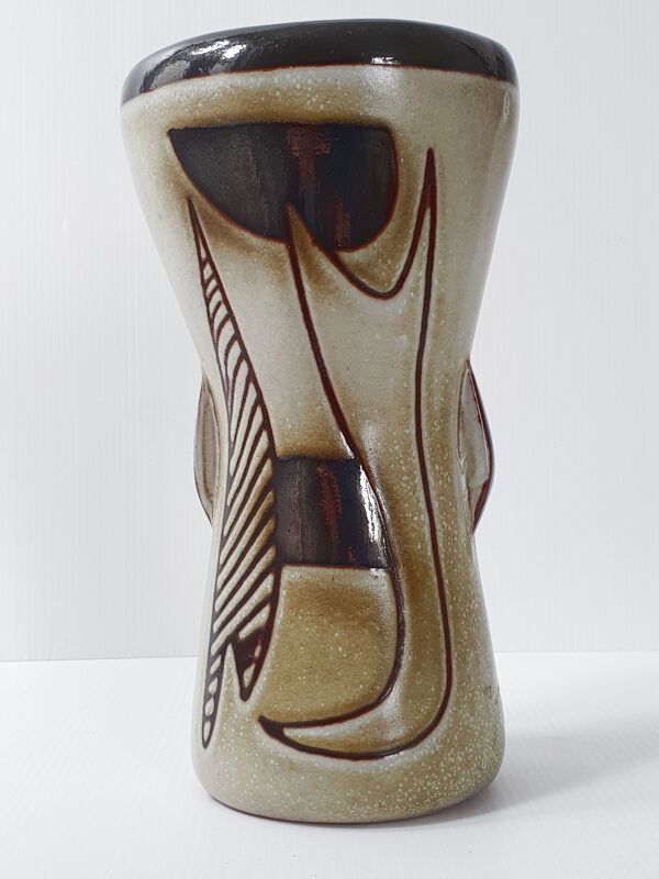 Vase en grès vintage 1960