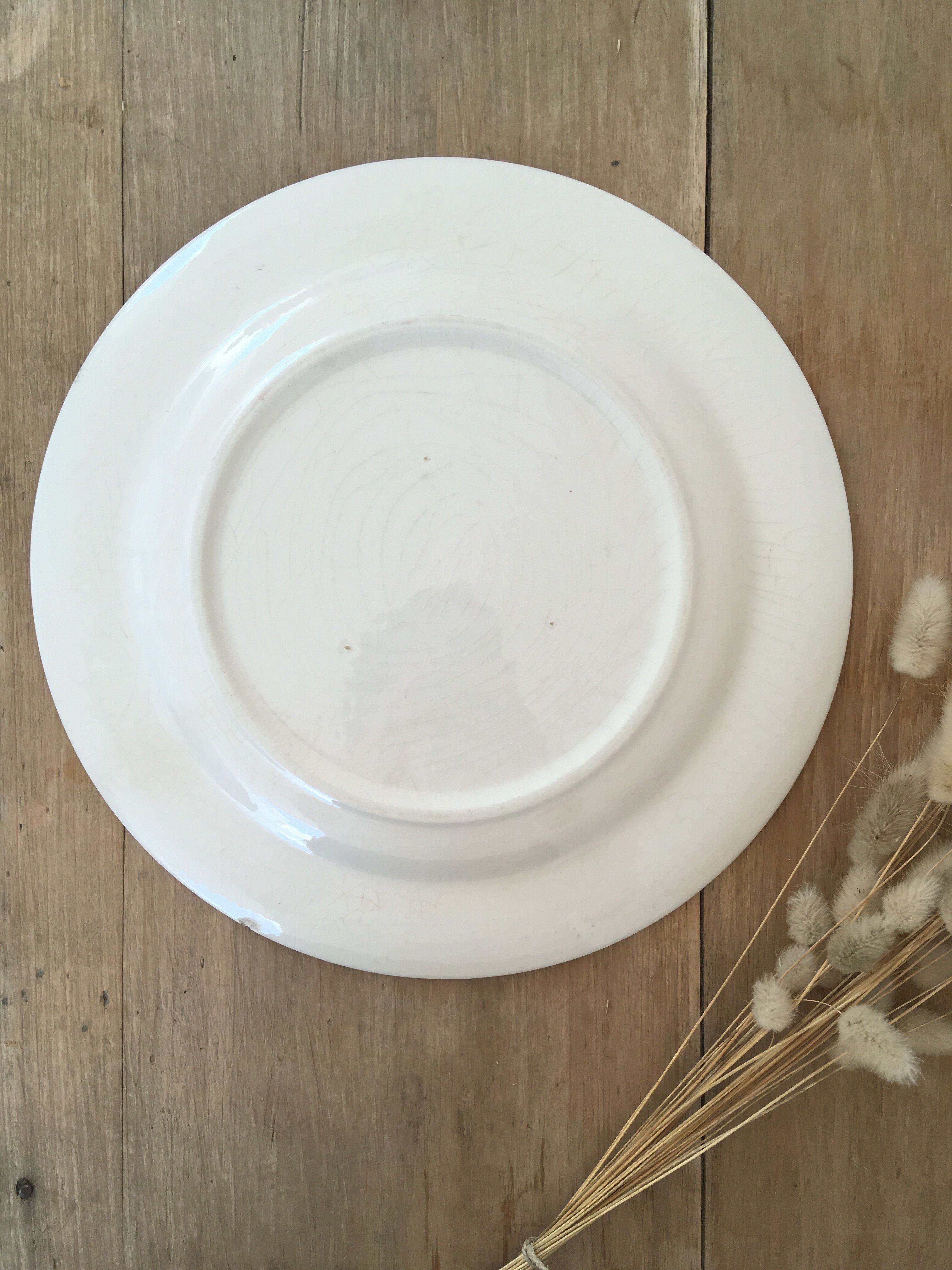 Pair of vintage plates "horses"