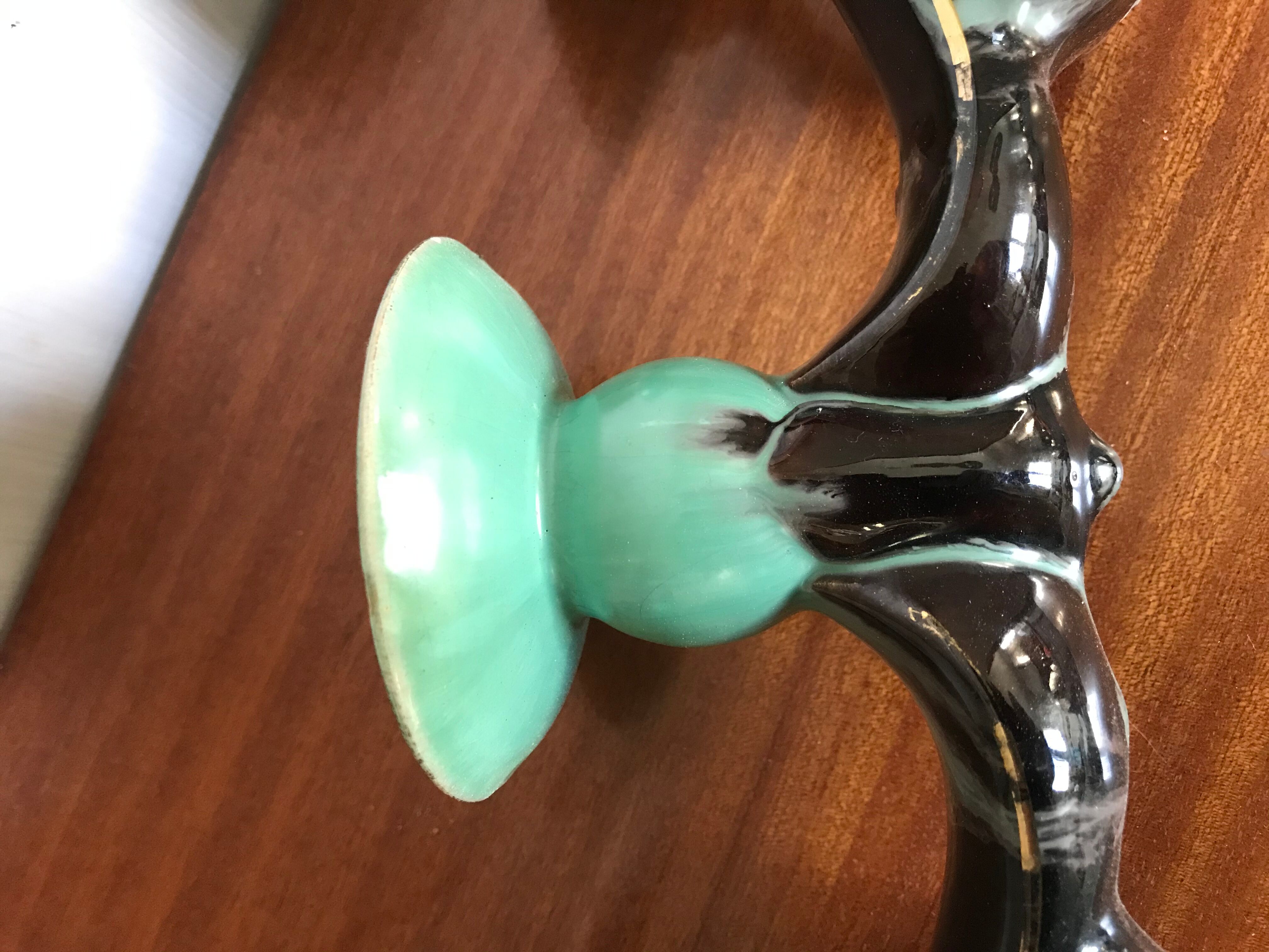 Vintage ceramic candlestick