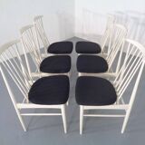 Dining chairs, 1960s, set of 6