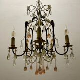 Florentine Murano Glass Drop Chandelier