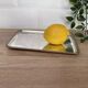 Silver metal tray