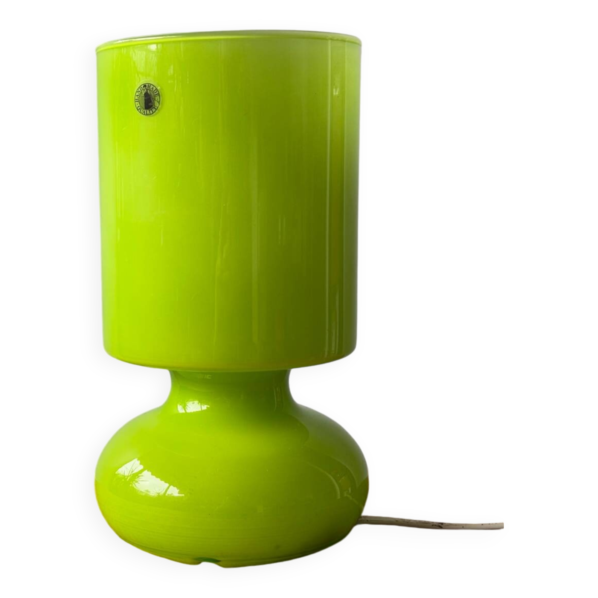 Vintage glass lantern lamp