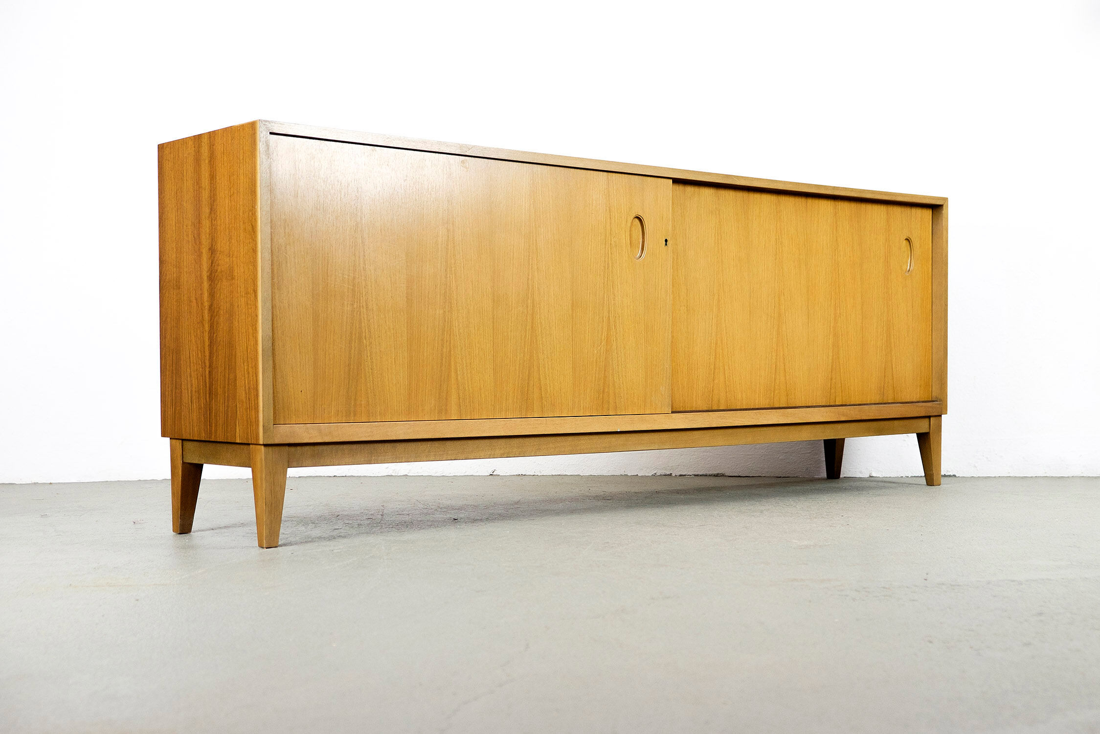 Enfilade en noyer vintage par Georg Satink pour WK Möbel, Allemagne, années 1960