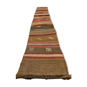 Tapis coureur turc kilim 378x45 cm