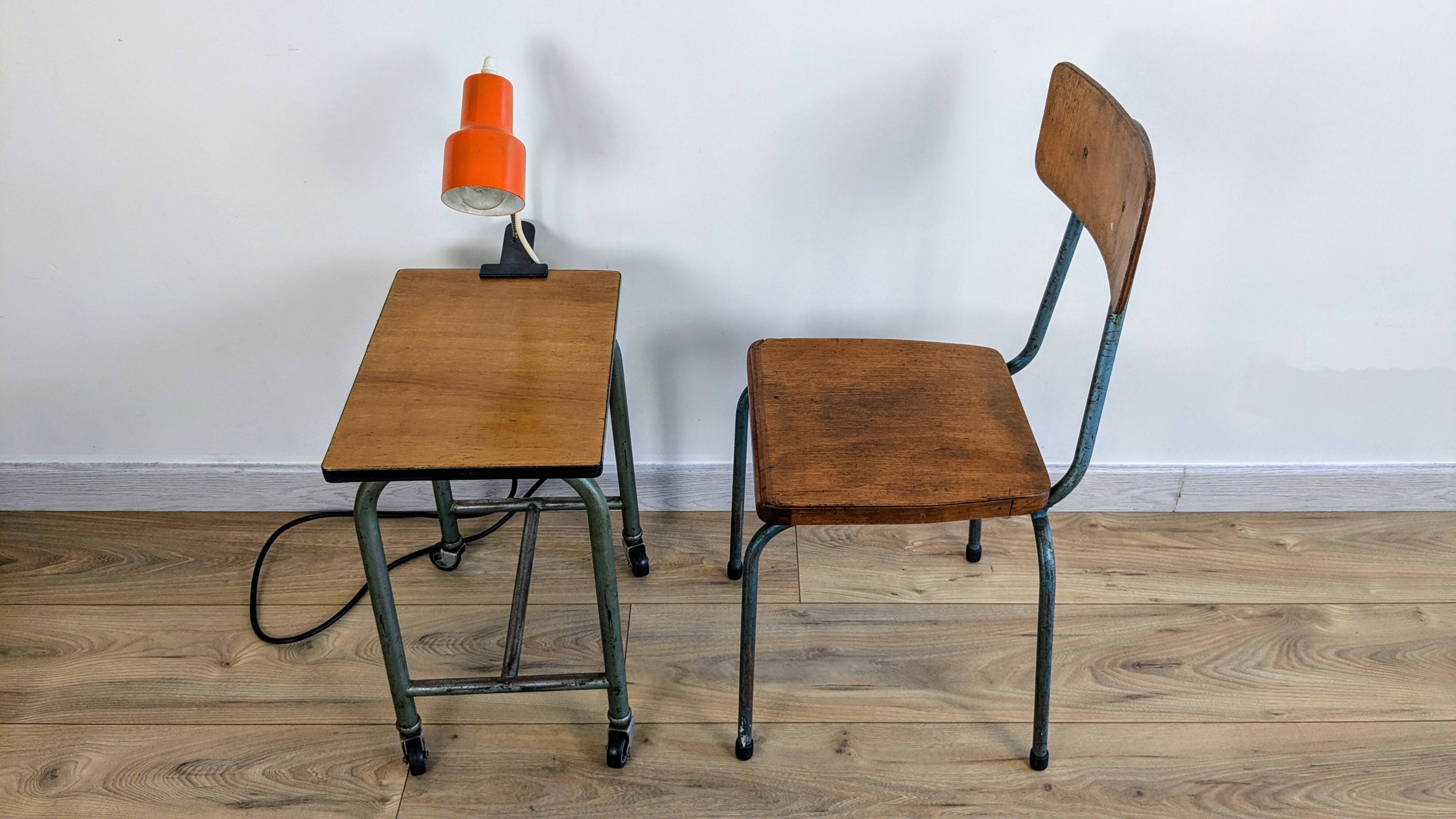 Vintage industrial children's chair