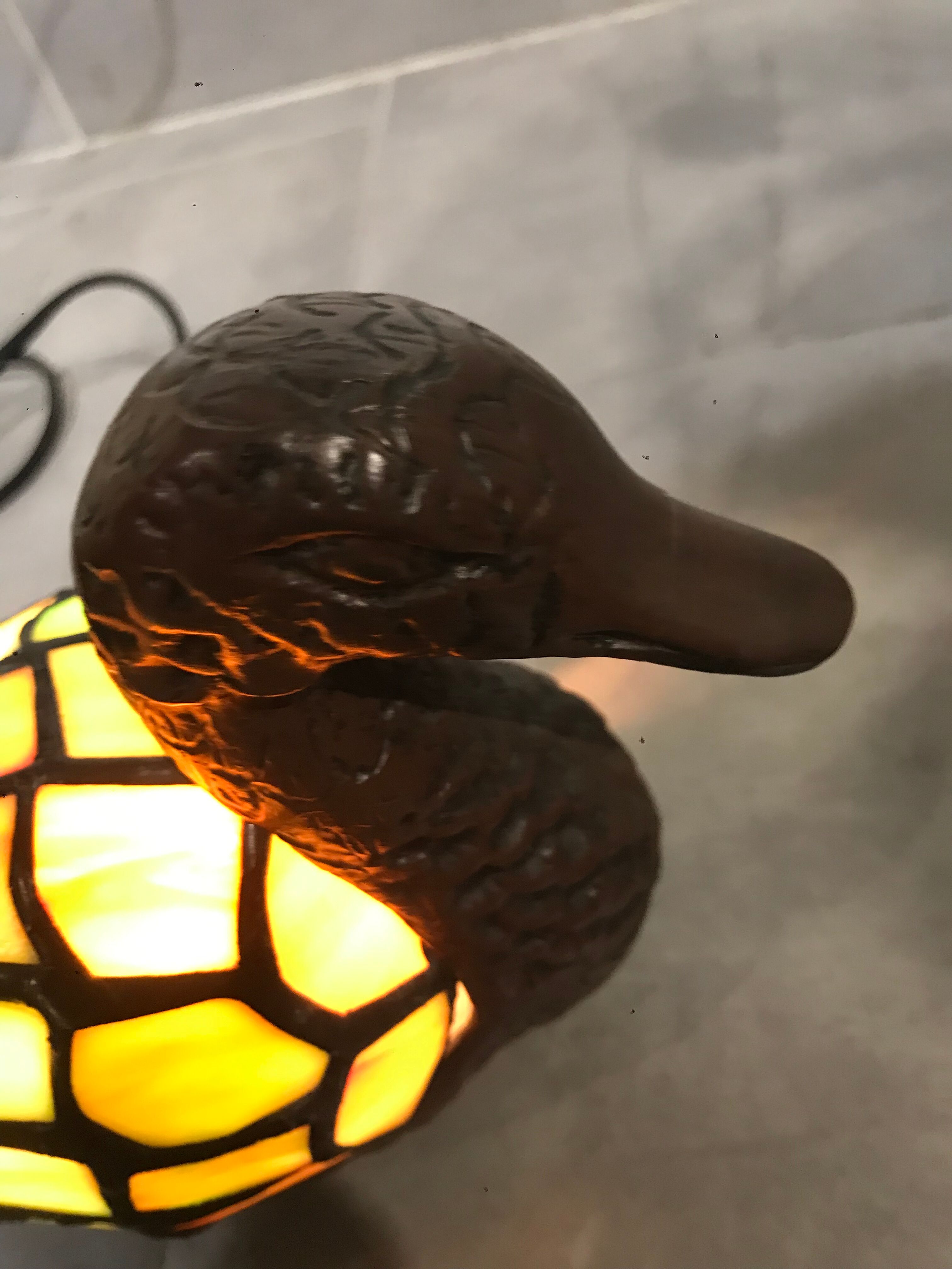 Tiffany duck lamp