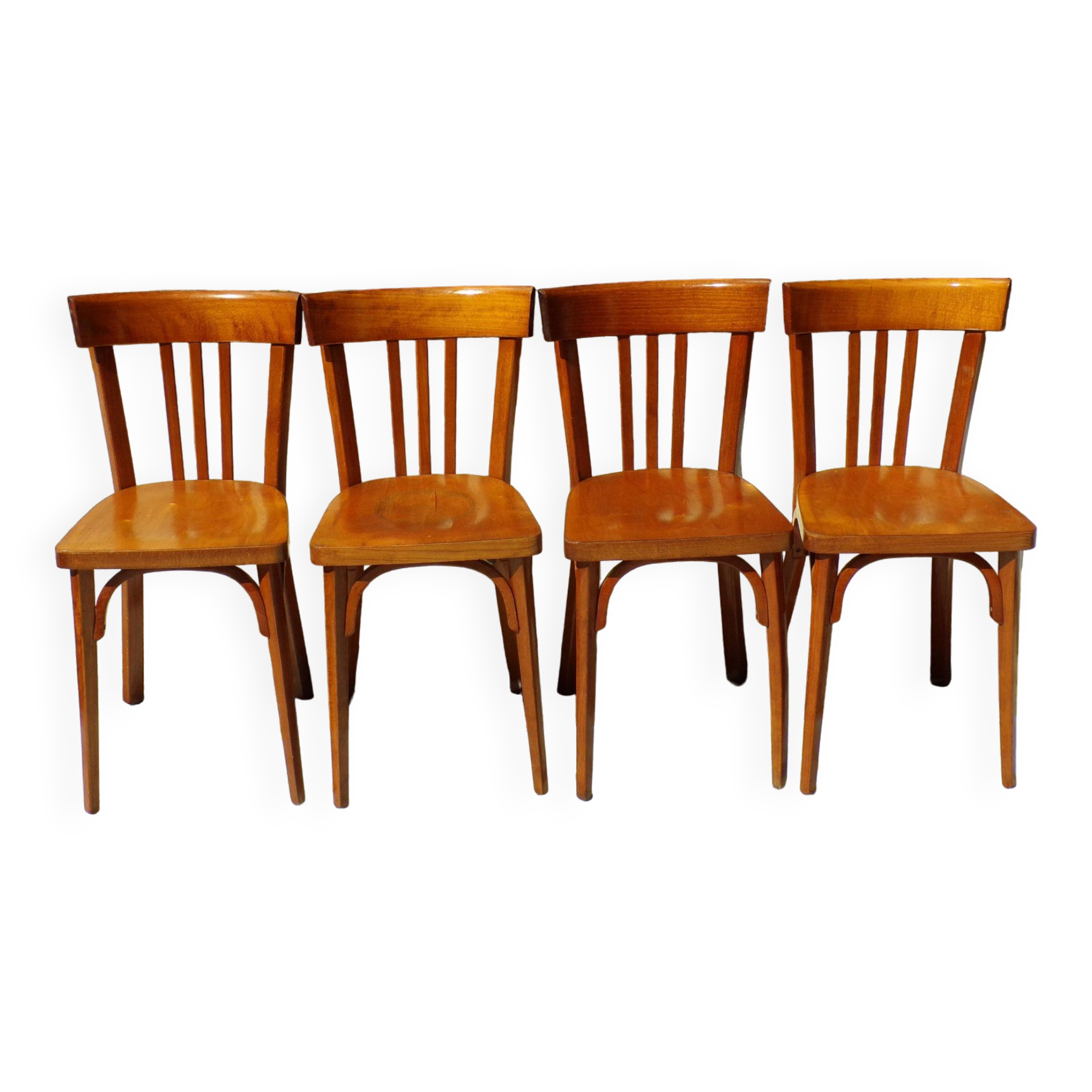 Set of 4 Baumann bistro chairs