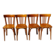 Set of 4 Baumann bistro chairs