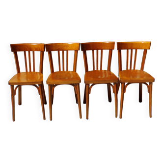 Set of 4 Baumann bistro chairs