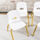 4 chaises d'école maternelle PROINCO années 70