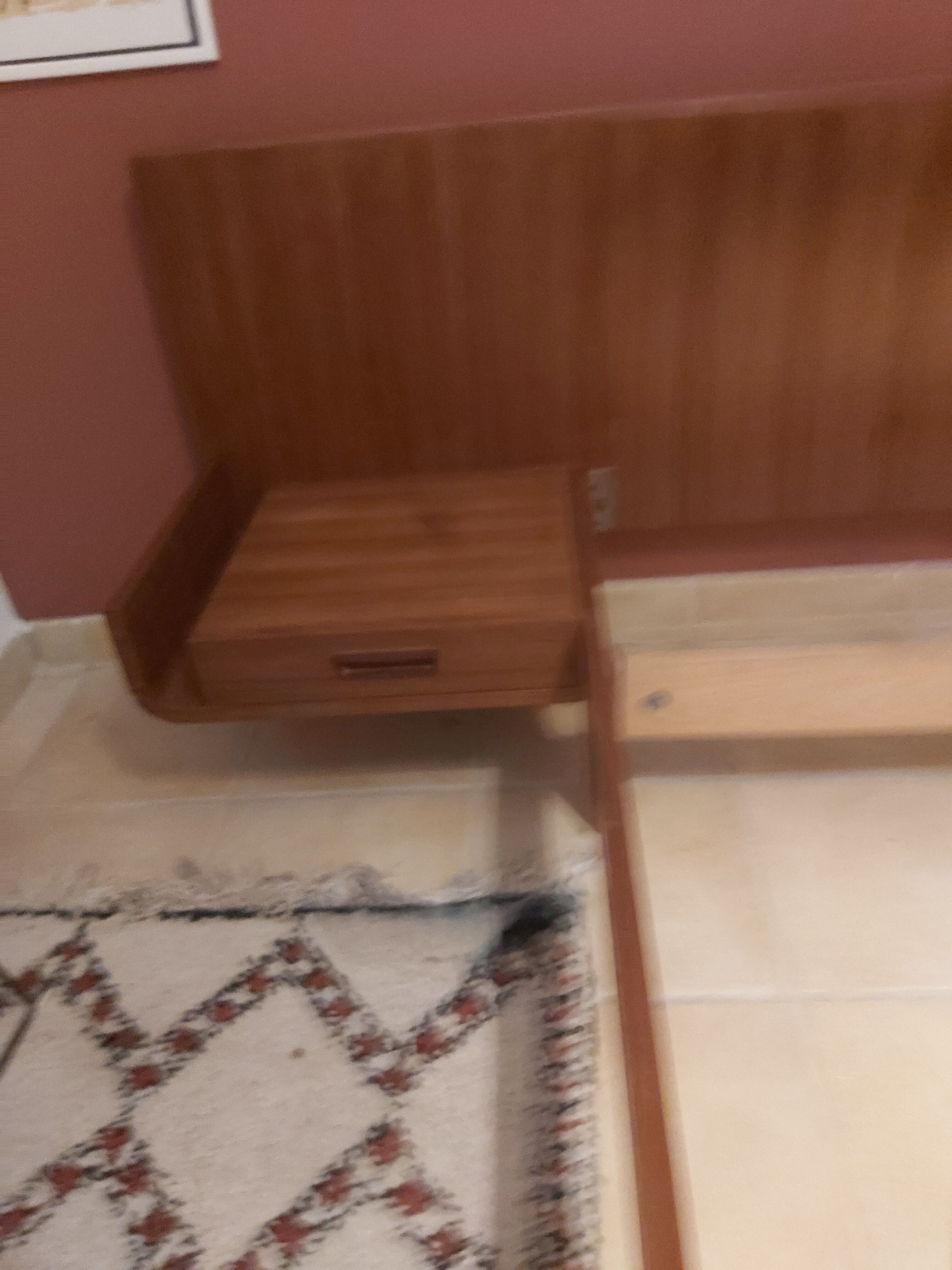 Scandinavian teak bed